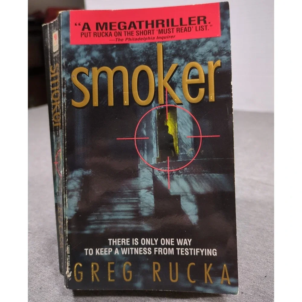 1999 Smoker Greg Rucka Atticus Kodiak 3 Vintage‎ Bantam Mass Market Paperback